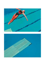 Aluminum Alloy Swimming Pool Diving Board , Train Easy Set Pool Accessories